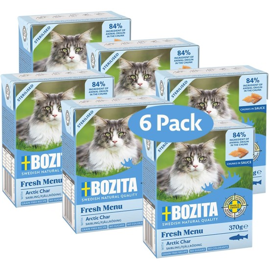 Bozita Indoor & Sterilised Cat Dry Food with Reindeer - 2kg - Wheat Cat Food for Sterilised Domestic Cats - 33% Protein, 14% Fat - GMO Free, Complete Food Bozita Indoor & Sterilised Cat Dry Food with Reindeer - 2kg - Wheat Cat Food for Sterilised Domestic Cats - 33% Protein, 14% Fat - GMO Free, Complete Food