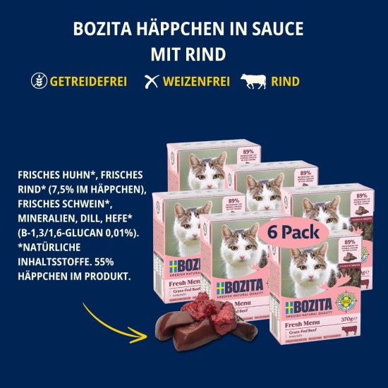 Bozita Indoor & Sterilised Cat Dry Food with Reindeer - 2kg - Wheat Cat Food for Sterilised Domestic Cats - 33% Protein, 14% Fat - GMO Free, Complete Food Bozita Indoor & Sterilised Cat Dry Food with Reindeer - 2kg - Wheat Cat Food for Sterilised Domestic Cats - 33% Protein, 14% Fat - GMO Free, Complete Food