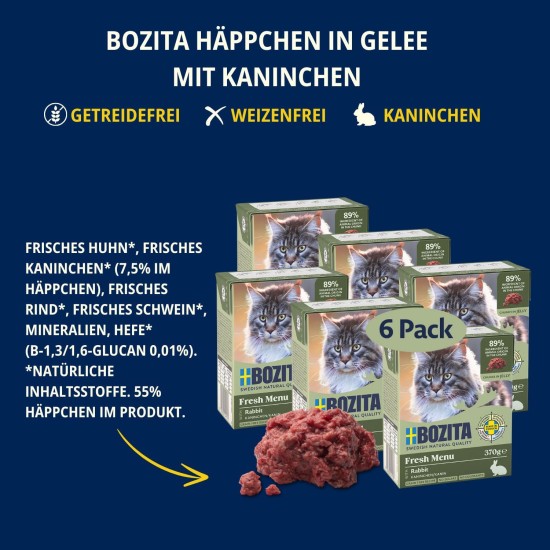 Bozita Indoor & Sterilised Cat Dry Food with Reindeer - 2kg - Wheat Cat Food for Sterilised Domestic Cats - 33% Protein, 14% Fat - GMO Free, Complete Food Bozita Indoor & Sterilised Cat Dry Food with Reindeer - 2kg - Wheat Cat Food for Sterilised Domestic Cats - 33% Protein, 14% Fat - GMO Free, Complete Food