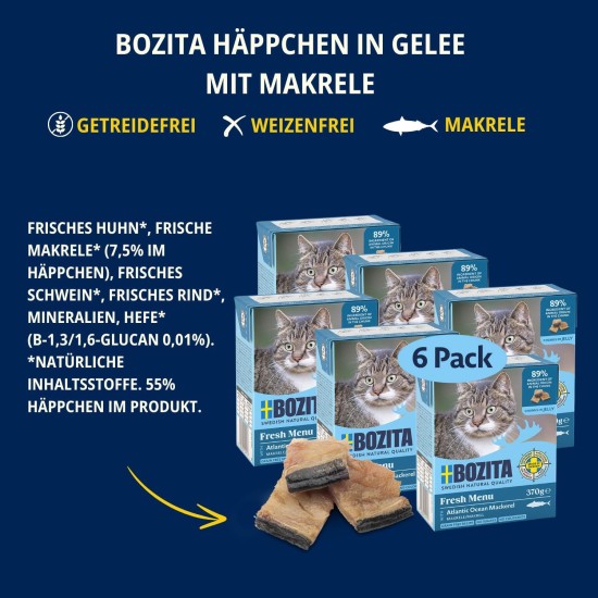 Bozita Indoor & Sterilised Cat Dry Food with Reindeer - 2kg - Wheat Cat Food for Sterilised Domestic Cats - 33% Protein, 14% Fat - GMO Free, Complete Food Bozita Indoor & Sterilised Cat Dry Food with Reindeer - 2kg - Wheat Cat Food for Sterilised Domestic Cats - 33% Protein, 14% Fat - GMO Free, Complete Food