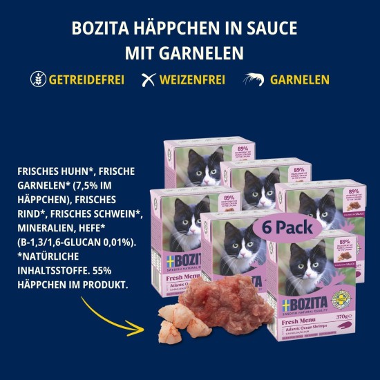 Bozita Indoor & Sterilised Cat Dry Food with Reindeer - 2kg - Wheat Cat Food for Sterilised Domestic Cats - 33% Protein, 14% Fat - GMO Free, Complete Food Bozita Indoor & Sterilised Cat Dry Food with Reindeer - 2kg - Wheat Cat Food for Sterilised Domestic Cats - 33% Protein, 14% Fat - GMO Free, Complete Food
