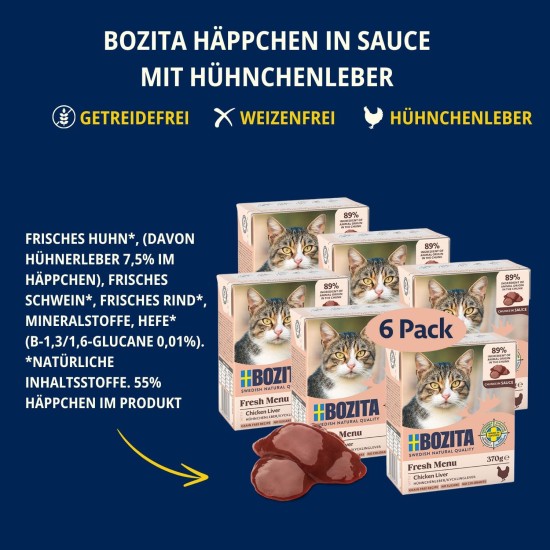 Bozita Indoor & Sterilised Cat Dry Food with Reindeer - 2kg - Wheat Cat Food for Sterilised Domestic Cats - 33% Protein, 14% Fat - GMO Free, Complete Food Bozita Indoor & Sterilised Cat Dry Food with Reindeer - 2kg - Wheat Cat Food for Sterilised Domestic Cats - 33% Protein, 14% Fat - GMO Free, Complete Food