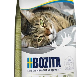 Bozita Indoor & Sterilised Dry Cat Food with Chicken - 10kg - Cat Food for Sterilised Domestic Cats - 32% Protein, 14% Fat - GMO Free, Complete Food