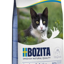 Bozita Outdoor & Active Dry Cat Food with Elk - 2000g - Dry Food for Active, Sensitive Cats - 30% Protein, 20% Fat - No Sugar & GMO - From Sweden