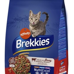 Brekkies Cat Food with Ox, Vegetables and Grains, 3.5 kg, 3500 g