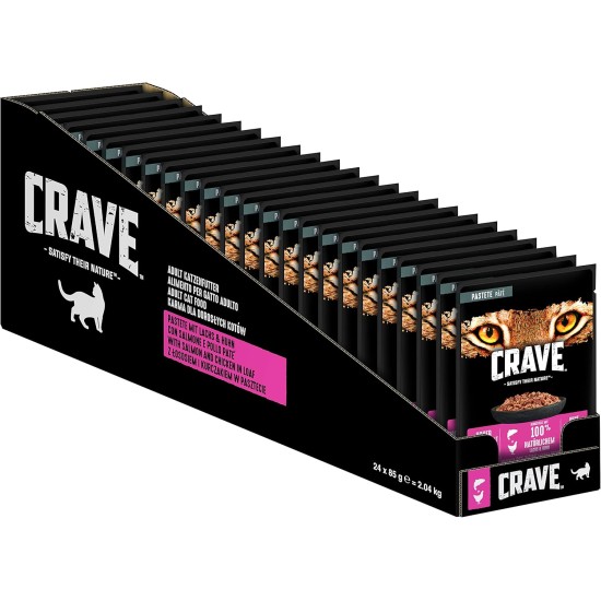 CRAVE Cat Portion Bag Sauce with Chicken 28 x 85 g CRAVE Cat Portion Bag Sauce with Chicken 28 x 85 g