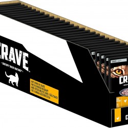 CRAVE Cat Portion Bag Sauce with Chicken 28 x 85 g CRAVE Cat Portion Bag Sauce with Chicken 28 x 85 g