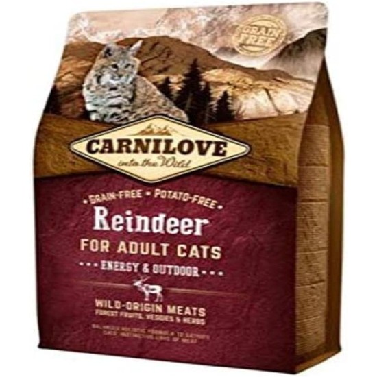 Carnilove 512256 Reno Dry Food for Cats Adults 2 kg Dry Food for Cats (Adulto, Reno, 2 kg, 4WD ) Carnilove 512256 Reno Dry Food for Cats Adults 2 kg Dry Food for Cats (Adulto, Reno, 2 kg, 4WD )