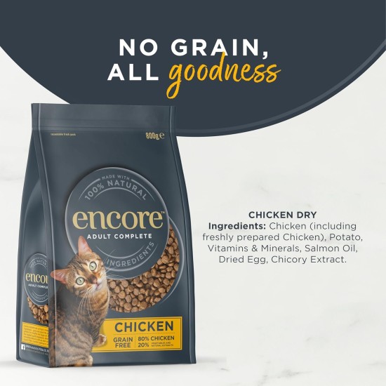 Cat Food Dry Mix 800g, Pack of 3 Cat Food Dry Mix 800g, Pack of 3