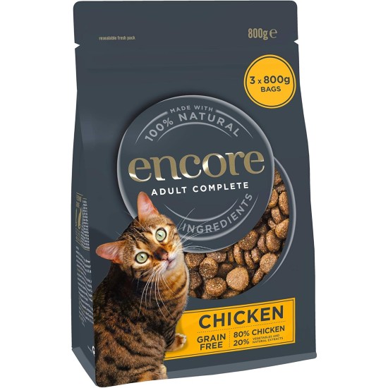 Cat Food Dry Mix 800g, Pack of 3