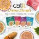 Catit Divine Shreds, Premium Cat Food, Dry Food Topping, Topping for Dry Food, with Tuna with Chicken Meat and Wakame, Pack of 1, 75 g Catit Divine Shreds, Premium Cat Food, Dry Food Topping, Topping for Dry Food, with Tuna with Chicken Meat and Wakame, Pack of 1, 75 g