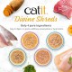 Catit Divine Shreds, Premium Cat Food, Dry Food Topping, Topping for Dry Food, with Tuna with Chicken Meat and Wakame, Pack of 1, 75 g Catit Divine Shreds, Premium Cat Food, Dry Food Topping, Topping for Dry Food, with Tuna with Chicken Meat and Wakame, Pack of 1, 75 g
