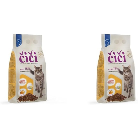 CiCi Complete Dry Cat Food for Adults and Neutered Cats with Poultry 10kg CiCi Complete Dry Cat Food for Adults and Neutered Cats with Poultry 10kg