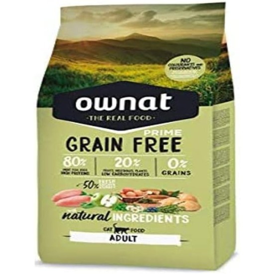 DOG Copenhagen Ownat Grain-Free Adult Dry Cat Food, Chicken/Turkey, 3 kg DOG Copenhagen Ownat Grain-Free Adult Dry Cat Food, Chicken/Turkey, 3 kg
