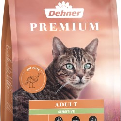 Dehner Premium Cat Food Sensitive Dry Food Grain-Free for Adult Nutritionally Sensitive Cats, Turkey, 2 kg Dehner Premium Cat Food Sensitive Dry Food Grain-Free for Adult Nutritionally Sensitive Cats, Turkey, 2 kg