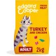 Edgard & Cooper Adult Cat Food (Turkey & Chicken, 2 kg), Sterilized and Active Cat Food, Grain-Free, Natural Ingredients, Fresh Meat, Hypoallergenic, No Edgard & Cooper Adult Cat Food (Turkey & Chicken, 2 kg), Sterilized and Active Cat Food, Grain-Free, Natural Ingredients, Fresh Meat, Hypoallergenic, No