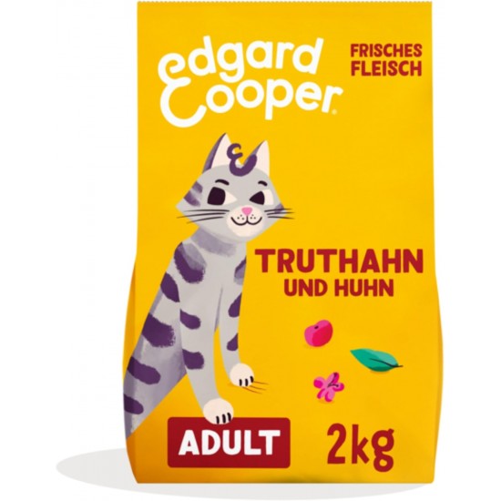 Edgard & Cooper Cat Food, Dry Cat Food (Chicken, 2 kg), Grain-Free, Full of Fresh Meat and Natural Ingredients, Suitable for Sterilised and Active Cats Edgard & Cooper Cat Food, Dry Cat Food (Chicken, 2 kg), Grain-Free, Full of Fresh Meat and Natural Ingredients, Suitable for Sterilised and Active Cats