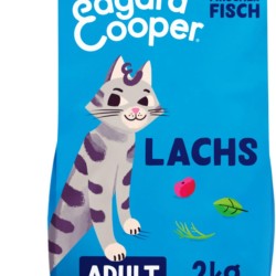 Edgard & Cooper Cat Food, Dry Cat Food (Salmon, 2 kg), Grain-Free, Full of Fresh Fish and Natural Ingredients, Suitable for Sterilised and Active Cats Edgard & Cooper Cat Food, Dry Cat Food (Salmon, 2 kg), Grain-Free, Full of Fresh Fish and Natural Ingredients, Suitable for Sterilised and Active Cats