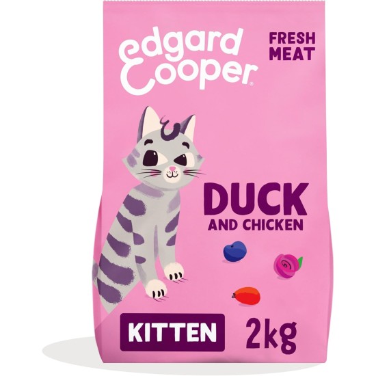 Edgard & Cooper Cat Food for Seniors (Turkey & Chicken, 2kg), Sterilized and Active Cat Food, Grain-Free, Natural Ingredients, Fresh Meat, Hypoallergenic, No Added Sugar Edgard & Cooper Cat Food for Seniors (Turkey & Chicken, 2kg), Sterilized and Active Cat Food, Grain-Free, Natural Ingredients, Fresh Meat, Hypoallergenic, No Added Sugar