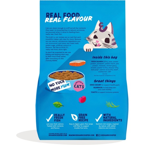 Edgard & Cooper Cat Food for Seniors (Turkey & Chicken, 2kg), Sterilized and Active Cat Food, Grain-Free, Natural Ingredients, Fresh Meat, Hypoallergenic, No Added Sugar Edgard & Cooper Cat Food for Seniors (Turkey & Chicken, 2kg), Sterilized and Active Cat Food, Grain-Free, Natural Ingredients, Fresh Meat, Hypoallergenic, No Added Sugar