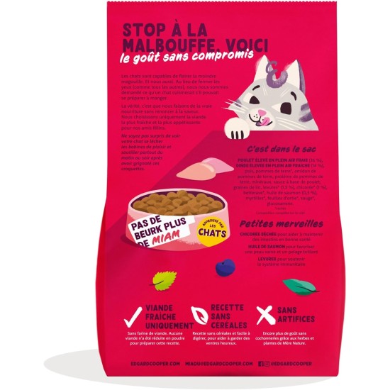Edgard & Cooper Sterilised Kitten Dry Cat Food (Duck & Chicken, 2 kg), Fresh Meat and High Quality Protein, Real Ingredients for Cats, Dry Food for Sterilized and Edgard & Cooper Sterilised Kitten Dry Cat Food (Duck & Chicken, 2 kg), Fresh Meat and High Quality Protein, Real Ingredients for Cats, Dry Food for Sterilized and
