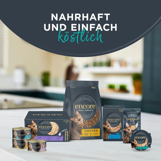 Encore 100% Natural Chicken Breast Cat Snacks, Freeze Dried, Grain-Free Healthy Snacks - 12 x 10 g Encore 100% Natural Chicken Breast Cat Snacks, Freeze Dried, Grain-Free Healthy Snacks - 12 x 10 g
