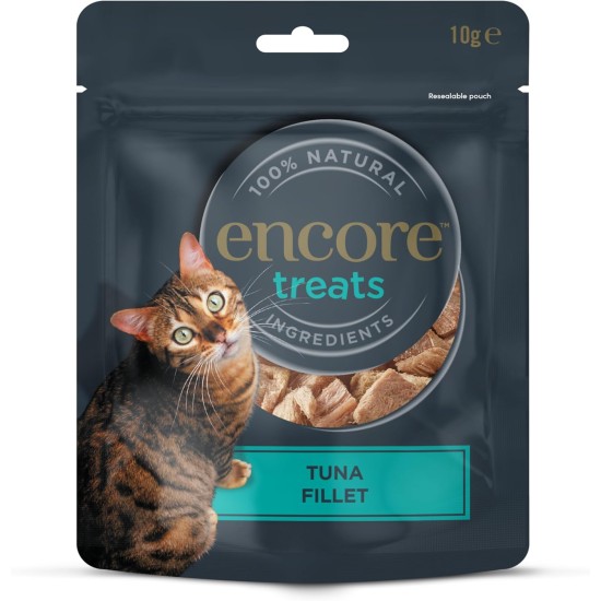 Encore 100% Natural Chicken Breast Cat Snacks, Freeze Dried, Grain-Free Healthy Snacks - 12 x 10 g Encore 100% Natural Chicken Breast Cat Snacks, Freeze Dried, Grain-Free Healthy Snacks - 12 x 10 g