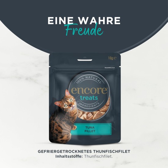 Encore 100% Natural Chicken Breast Cat Snacks, Freeze Dried, Grain-Free Healthy Snacks - 12 x 10 g Encore 100% Natural Chicken Breast Cat Snacks, Freeze Dried, Grain-Free Healthy Snacks - 12 x 10 g