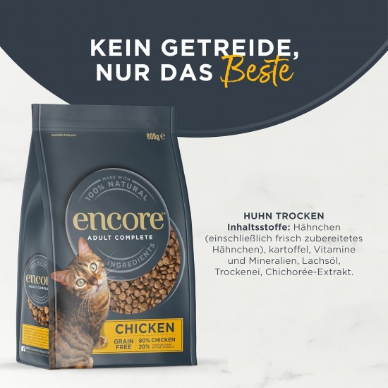 Encore Cat Food Dry Mix 800g, Pack of 3 Encore Cat Food Dry Mix 800g, Pack of 3