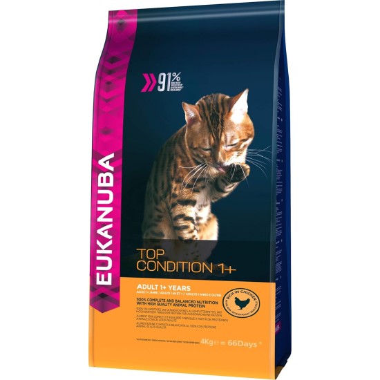 Eukanuba Dry Cat Food Adult Chicken Liver, 2 Kg Eukanuba Dry Cat Food Adult Chicken Liver, 2 Kg