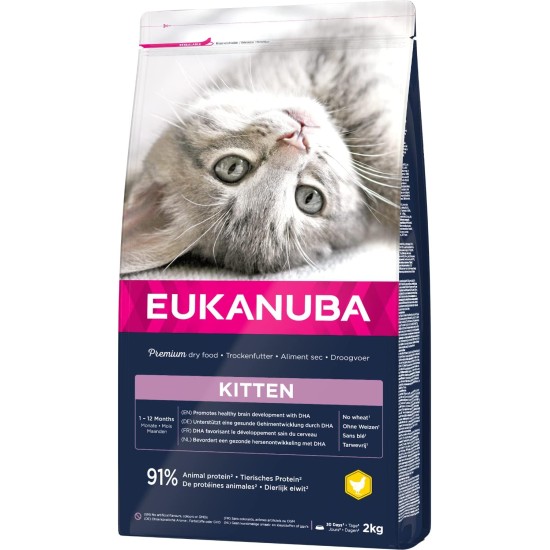 Eukanuba Dry Kitten Food Chicken Liver, 10 kg Eukanuba Dry Kitten Food Chicken Liver, 10 kg