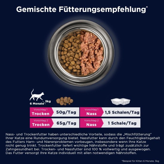 Eukanuba Senior Katzenfutter trocken getreidefrei - Premium Trockenfutter mit viel Lachs für ältere Katzen, 2kg Eukanuba Senior Katzenfutter trocken getreidefrei - Premium Trockenfutter mit viel Lachs für ältere Katzen, 2kg