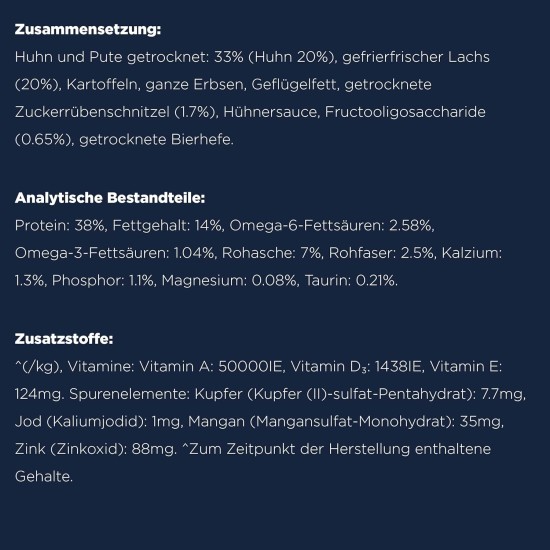 Eukanuba Senior Katzenfutter trocken getreidefrei - Premium Trockenfutter mit viel Lachs für ältere Katzen, 2kg Eukanuba Senior Katzenfutter trocken getreidefrei - Premium Trockenfutter mit viel Lachs für ältere Katzen, 2kg