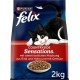 FELIX Countryside Sensations Dry Cat Food with Beef and Chicken, Pack of 1 (1 x 1 kg) FELIX Countryside Sensations Dry Cat Food with Beef and Chicken, Pack of 1 (1 x 1 kg)