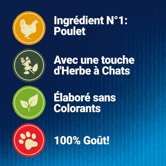 FELIX Naturally Delicious Snacks | Adult | Treats for Cats | Chicken with a Touch of Grass | 180 g FELIX Naturally Delicious Snacks | Adult | Treats for Cats | Chicken with a Touch of Grass | 180 g