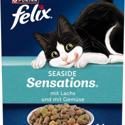 FELIX Seaside Sensations Dry Cat Food with Salmon and Vegetables, Pack of 1 (1 x 1 kg) FELIX Seaside Sensations Dry Cat Food with Salmon and Vegetables, Pack of 1 (1 x 1 kg)