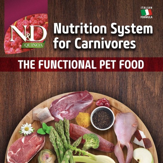 Farmina N&D Quinoa Pellets Dog Food (Dry Food, with High-Quality Vitamins and Natural Antioxidants, Corn Free, Ingredients: Lamb, Portion Size: 7 kg) Farmina N&D Quinoa Pellets Dog Food (Dry Food, with High-Quality Vitamins and Natural Antioxidants, Corn Free, Ingredients: Lamb, Portion Size: 7 kg)