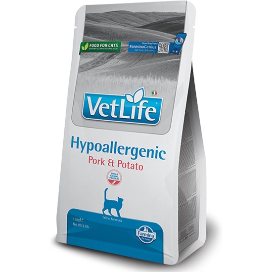 Farmina Vet Life Pellets Cat Food (Dry Food, Antioxidants, Non-GMO, Created Together with the Faculty of Animal Nutrition of the University of Naples, Portion Size: 1.5 kg) Farmina Vet Life Pellets Cat Food (Dry Food, Antioxidants, Non-GMO, Created Together with the Faculty of Animal Nutrition of the University of Naples, Portion Size: 1.5 kg)