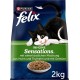 Felix Inhome sensations Cat food dry for domestic cats, with chicken & vegetables, 6 packs (6 x 2kg) Felix Inhome sensations Cat food dry for domestic cats, with chicken & vegetables, 6 packs (6 x 2kg)
