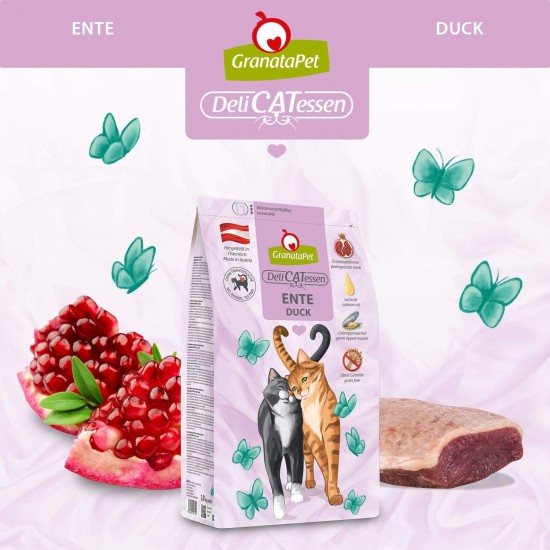 GranataPet Delicatessen Adult Poultry, 300 g, Dry Food for Cats, Tasty Cat Food, Complete Feed without Grains and No Added Sugar GranataPet Delicatessen Adult Poultry, 300 g, Dry Food for Cats, Tasty Cat Food, Complete Feed without Grains and No Added Sugar