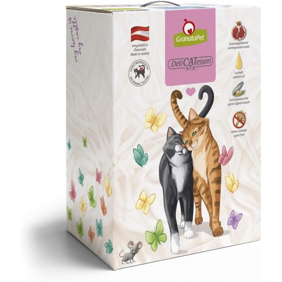 GranataPet Delicatessen Adult Poultry, 300 g, Dry Food for Cats, Tasty Cat Food, Complete Feed without Grains and No Added Sugar GranataPet Delicatessen Adult Poultry, 300 g, Dry Food for Cats, Tasty Cat Food, Complete Feed without Grains and No Added Sugar