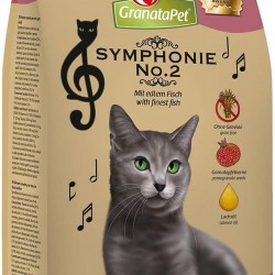 GranataPet Symphonie No. 2 Salmon, Dry Food for Cats, Complete Feed without Grains and Added Sugar, Tasty Cat Food with Fine Fish, 300 g GranataPet Symphonie No. 2 Salmon, Dry Food for Cats, Complete Feed without Grains and Added Sugar, Tasty Cat Food with Fine Fish, 300 g