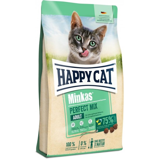 Happy Cat 70416 - Happy Cat Minkas Perfect Mix Poultry, Fish & Lamb - Dry Cat Food - 10 kg Content Happy Cat 70416 - Happy Cat Minkas Perfect Mix Poultry, Fish & Lamb - Dry Cat Food - 10 kg Content