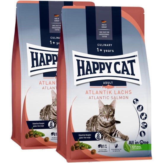 Happy Cat 70569 Culinary Adult Land Poultry Dry Cat Food for Adult Cats and Hangovers, 1.3 kg Content Happy Cat 70569 Culinary Adult Land Poultry Dry Cat Food for Adult Cats and Hangovers, 1.3 kg Content