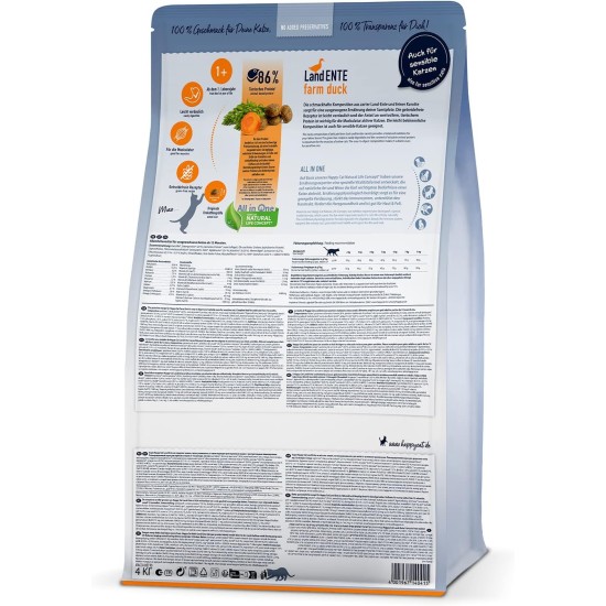 Happy Cat 70569 Culinary Adult Land Poultry Dry Cat Food for Adult Cats and Hangovers, 1.3 kg Content Happy Cat 70569 Culinary Adult Land Poultry Dry Cat Food for Adult Cats and Hangovers, 1.3 kg Content