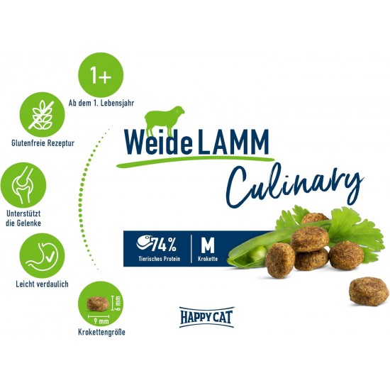 Happy Cat 70569 Culinary Adult Land Poultry Dry Cat Food for Adult Cats and Hangovers, 1.3 kg Content Happy Cat 70569 Culinary Adult Land Poultry Dry Cat Food for Adult Cats and Hangovers, 1.3 kg Content