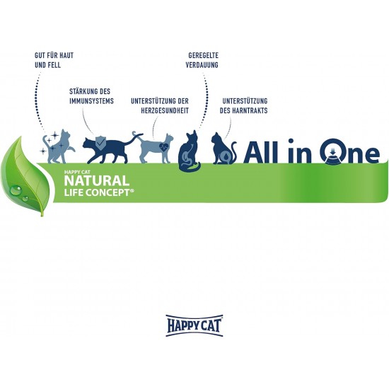 Happy Cat 70569 Culinary Adult Land Poultry Dry Cat Food for Adult Cats and Hangovers, 1.3 kg Content Happy Cat 70569 Culinary Adult Land Poultry Dry Cat Food for Adult Cats and Hangovers, 1.3 kg Content