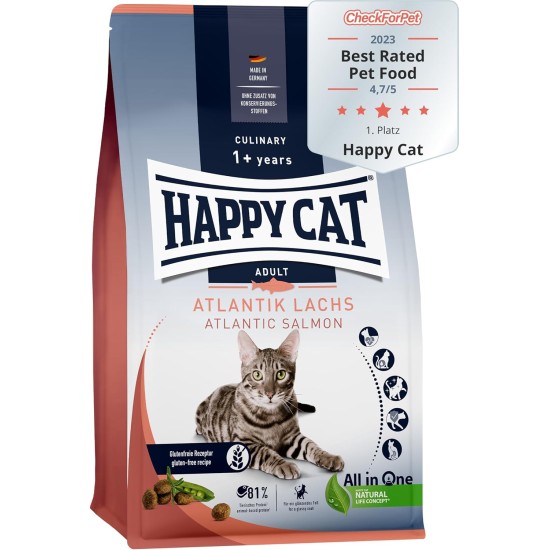 Happy Cat 70569 Culinary Adult Land Poultry Dry Cat Food for Adult Cats and Hangovers, 1.3 kg Content Happy Cat 70569 Culinary Adult Land Poultry Dry Cat Food for Adult Cats and Hangovers, 1.3 kg Content
