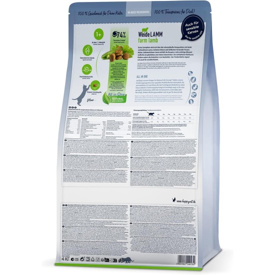 Happy Cat 70569 Culinary Adult Land Poultry Dry Cat Food for Adult Cats and Hangovers, 1.3 kg Content Happy Cat 70569 Culinary Adult Land Poultry Dry Cat Food for Adult Cats and Hangovers, 1.3 kg Content