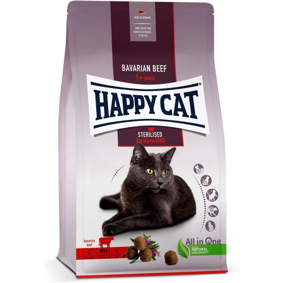 Happy Cat 70569 Culinary Adult Land Poultry Dry Cat Food for Adult Cats and Hangovers, 1.3 kg Content Happy Cat 70569 Culinary Adult Land Poultry Dry Cat Food for Adult Cats and Hangovers, 1.3 kg Content